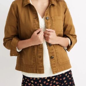 Madewell Golden Brown Utility Jacket